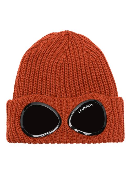 dark orange wool knitted construction C.P. Company | 17CMAC122A005509A438